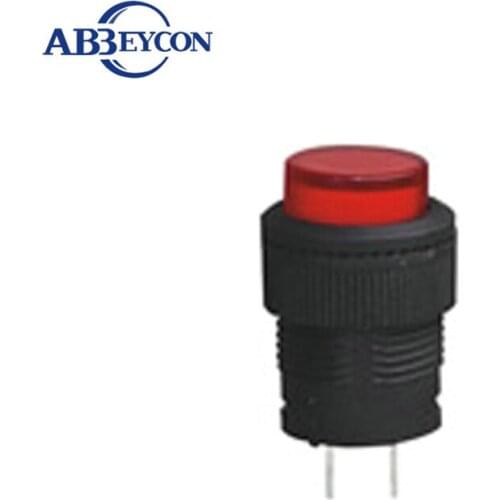 R16-503A 2pin Non-illuminated ON-OFF Latching Plastic Push Button Switch