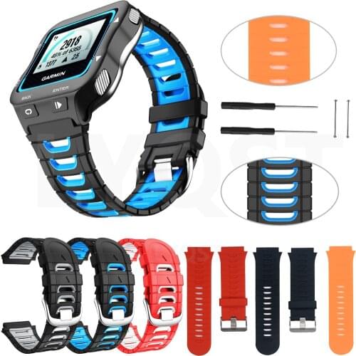 Silicone Watch Strap for Garmin Forerunner 920XT Strap with Original Srews+Utility Knife Smart Watch Wristband Forerunner 920XT