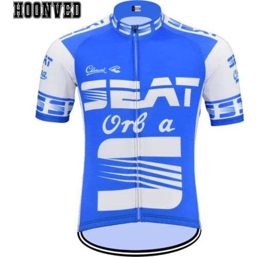 Tour de Spain racing Go Pro Man Retro Cycling Jersey Short Sleeves Clothing Summer Triathlon Riding sweater manga corta de ciclo