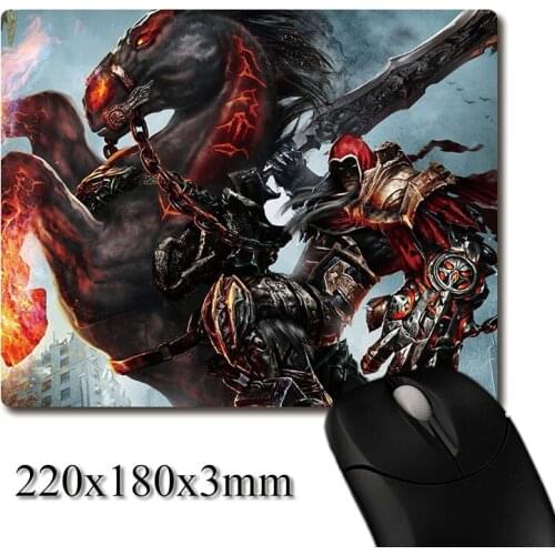 War Red Horsemen of the Apocalypse printed Heavy weaving anti-slip rubber pad office mouse pad Coaster Party favor 220x180x3mm