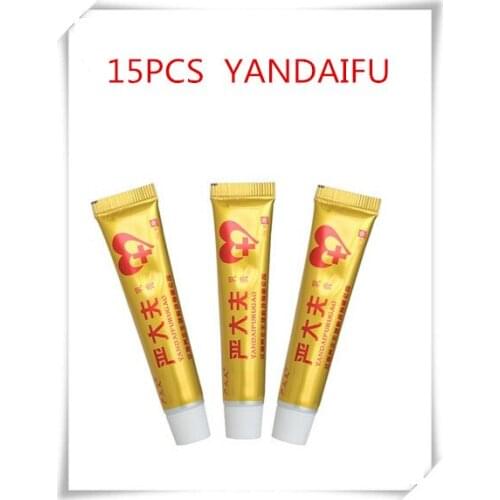 15PCS YIGANERJING YANDAIFU Psoriasis Dermatitis and Eczema Pruritus Psoriasis Skin Problems Creams without details box