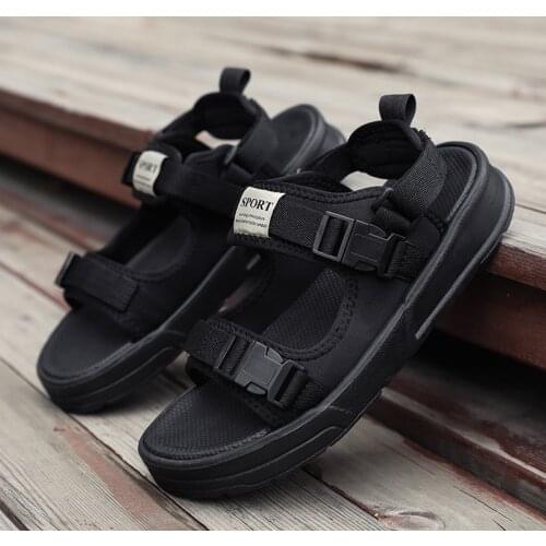 2019 Men Summer Leisure Sandals Comfortable Mesh-fabric Lightweight Outdoor Sports Shoes for Beach Hiking and Driving