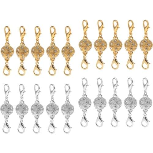 20x Magnetic Clasps Lobster Connectors DIY Anklets Womens Fashion Accessory