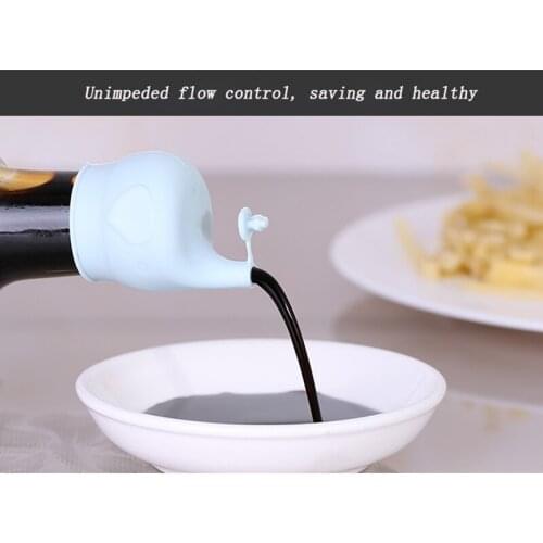 3pc Bottle Mouth Deflector Soy Oil Bottle Mouth Stopper Wine Sauce The Liquid Nozzle Deflector Pour Caps Kitchen Tool