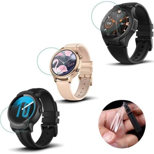 3pcs Soft Ultra Clear Protective Film Guard For Ticwatch 2/S/E Ticwatch2 2nd Smart Watch Full Screen Protector Cover (Not Glass)