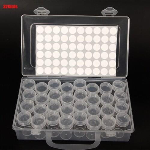 32 Girds Dismountable Diamond Embroidery Accessories diamond painting Boxes Cross Stitch Cases Storage Organizer Home Storage