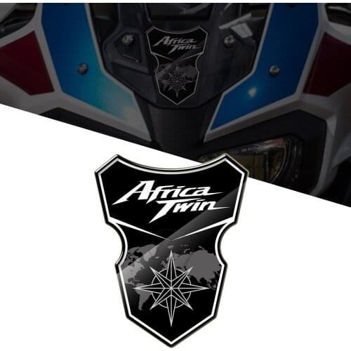 For Honda CRF1000L Africa Twin 2016-2019 3D Resin Motorcycle Front Fender Fairing Stiicker