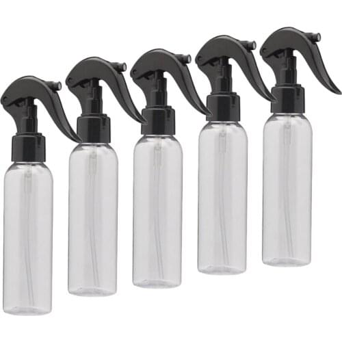 5pcs Plastic Spray Bottles, with Fine Mist Sprayer, Refillable, Reusable