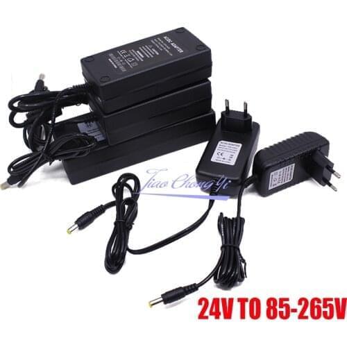 Power Adapter AC to DC 24V 1A 2A 3A 5A Converter Transformer 24 v Power Supply Charger For LED Strip and logitech racing wheel
