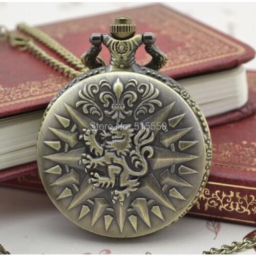 Free Shipping Hot Selling Real Quartz Pocket Watch Pendant Vintage Pocket Watch Necklace Gift Watch Collection Wholesale