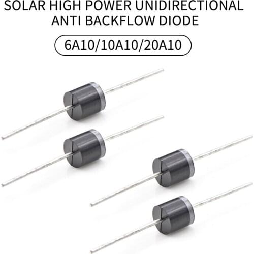 10Pcs Blocking Diode High-power Rectifier Diode Is Used For Solar Battery Charging To Prevent Backflow And Backflow 6A/10A/20A