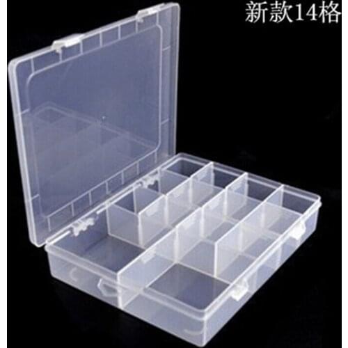 Pp14 Case Transparent Plastic Storage Box Jewelry Collection Box Containing Tool Box
