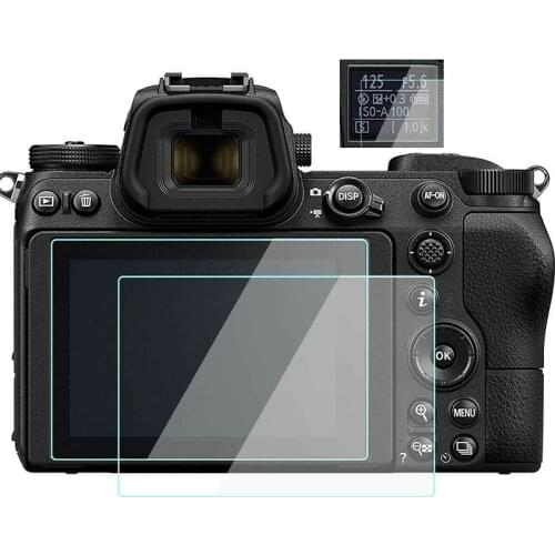 For Nikon Z7 & Z6 Camera LCD Screen Protector Tempered Film 9H 0.3MM Ultra-thin Films 2.5D Arc Edge