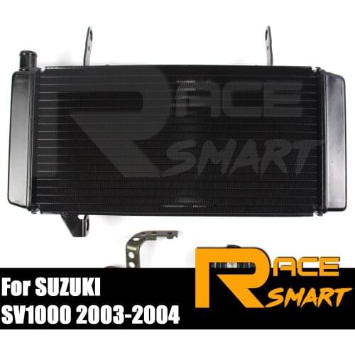 For SUZUKI SV1000 2003-2004 Motorcycle Radiator Engine Water Cooling Cooler System Accessories SV 1000 SV-1000 03 04 Black New
