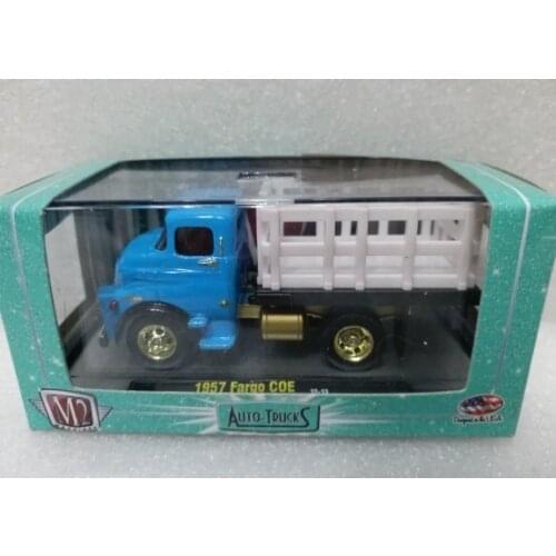 M2 machines 1/64 1957 Dodge Fargo COE Diecast Collection of Die-casting Simulation Alloy Model Car Children Toys