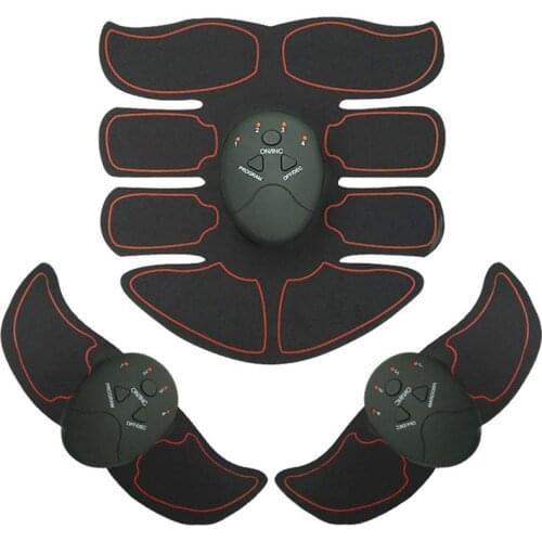 Ems Gel Pad Fitness stimulator muscle electr Massager 8 Packs Body Massager Smart EMS Abdominal Muscle Trainer Wireless