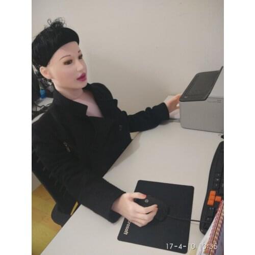 Built-in Shock Standing or Sitting Style Inflatable Seamless Life Size Sex Dolls Silicone and Plastic Sex Products Men Sex Toys