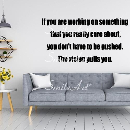 New Design Quote Home Decor Modern Acrylic Decoration Living Room Bedroom Mural Custom