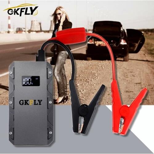 GKFLY 1500A Lithium Polymer Battery Car Jump Starter 20000mAh Starting Device 12V Power Bank Petrol Diesel Jump Starter Jumpers