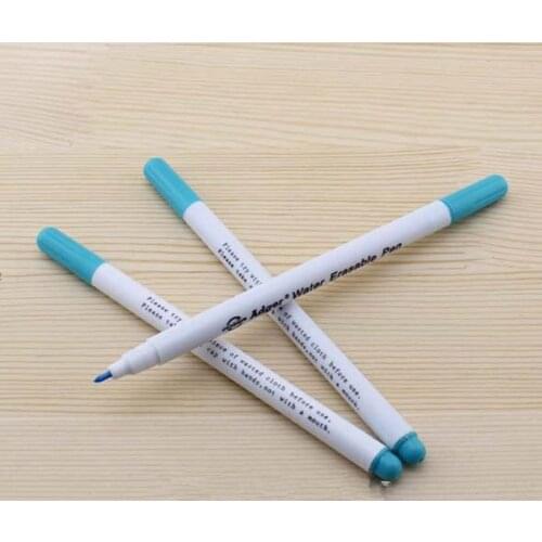 2pc/lot Blue Water Soluble Fabric Marking Pen AA7211