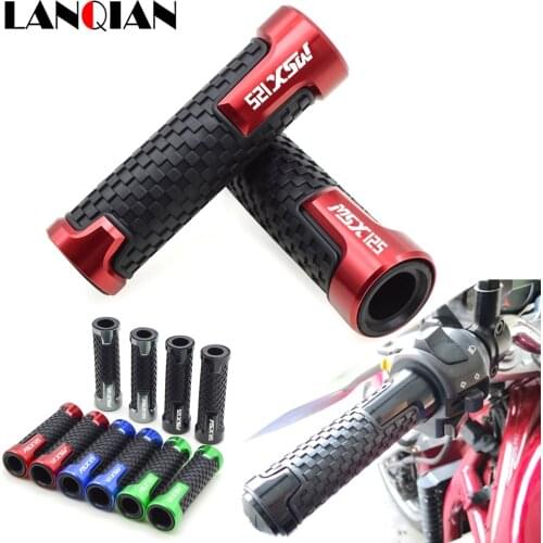 For Honda GROM MSX125 7/8 22MM Motorcycle Handlebar Grips Hand Bar Grips GROM MSX125 2014 2015 2016 2017 MSX 125 CNC Parts