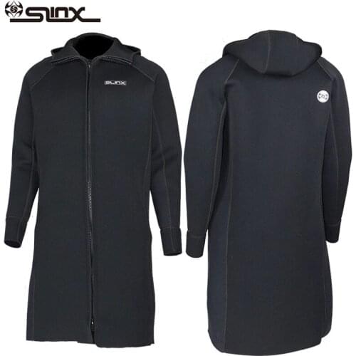 SLINX New Arrival 3MM Men Women Neoprene Hooded Windbreaker Wetsuit Diving Suit Keep Warm Swimwear Snorkeling Fishing Swimming