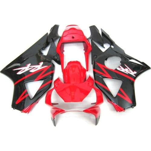 High quality Fairing kit Fit For Honda CBR 954RR 02 03 Red black fairings CBR954rr 2002 2003 NS32