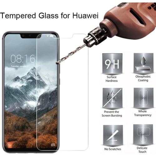 Tempered Glass for Huawei P Smart+ 2019 Film on Mate 10 Lite 7 8 9 Pro Phone Screen Protector for Huawei Mate 20 Lite Glass Film