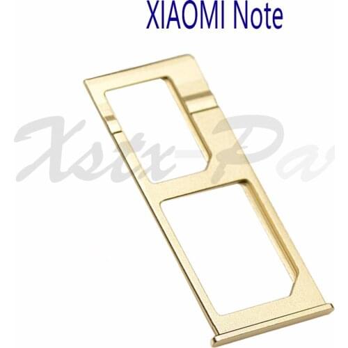 1PCS Black Silver Gold Original SIM Card Tray Holder Slot for Xiaomi Mi Note /Mi Note Pro SIM Holder Slot Container Adapter