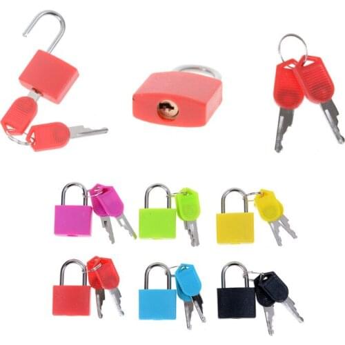 1PC 22.5MM Small Copper Lock Luggage Case Padlock Box Case Lock Mini Locks Lovers Lock Home Improvement Hardware