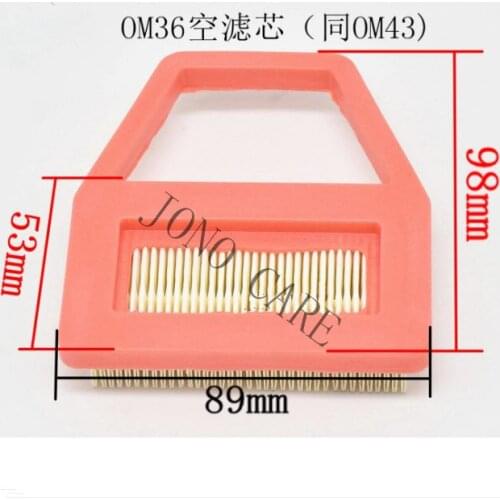 2PCS 10PCS Air Filter for OLEO MAC EFCO Sparta 36 43 3600 4300 Gasoline 2 Stroke Brush cutter Engine Garden Tools Spare Parts