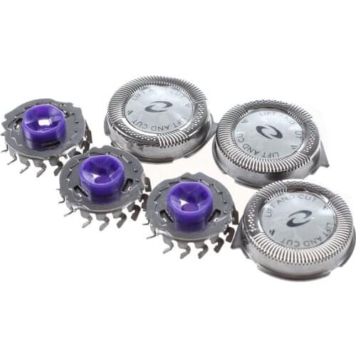 3Pcs Shaver Razors Blades Cut Cutters Heads Replacement For Philips HQ8