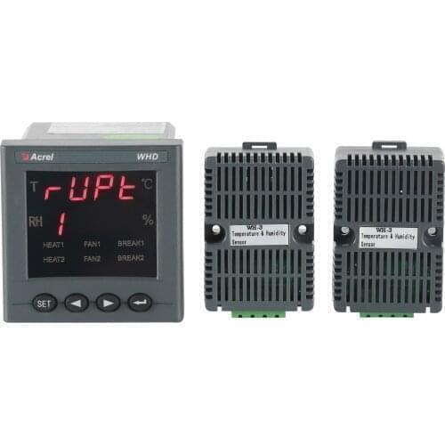 Acrel 2 channel T&H measuring and display Temperature & humidity controller WHD72-22