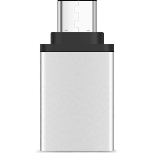 USB C Adapter Type C silver USB C Male to USB3.0 Femail OTG converter for devices with typec interface