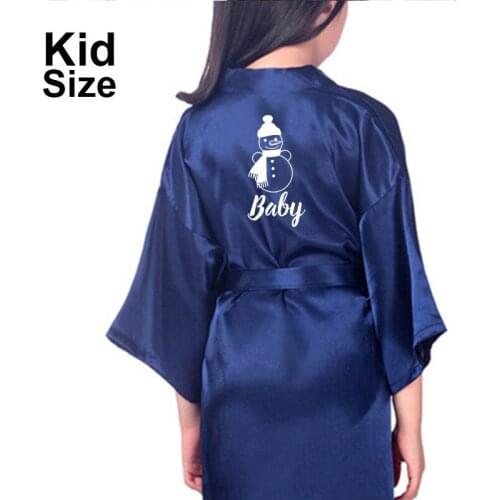 Baby & Mom Robe Satin Baby Women Princess Spa Party Ladies Dressing Gift