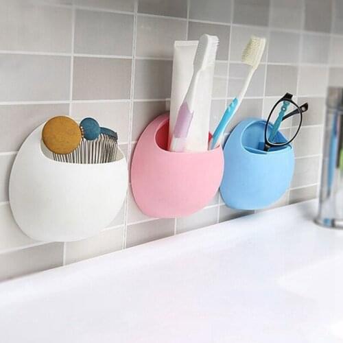 Toothbrush Holder Pen Glasses Holder Wall Suction Cups Shower Holder Cute Sucker Suction Hooks Bathroom Accessories Set