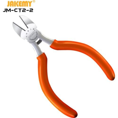 JAKEMY JM-CT2-2 Hot Selling Mini Pliers Hand tool 5 Inch Diagonal Cutting Pliers with Rubber Handle for Wire Cutting DIY Repair