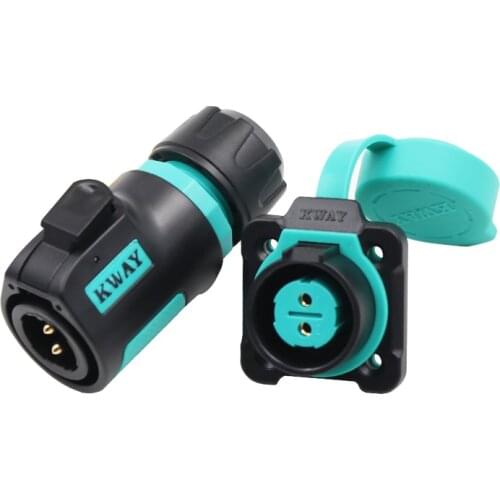 KWAY K20 M20 2 3 4 5 7 9 12 Pin Waterproof Aviation Connector Solder Electric 5A 12A 20A Industrial Plug Socket AC Power Adapter