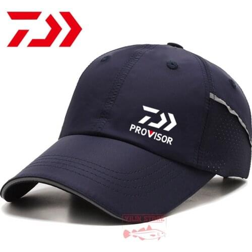 2021 Daiwa Summer Mens for Women Sunbonnet Fishing Hat Outdoor Sun Protection Hiking Cap Riding Hat Quick Dry UV Protection Hat