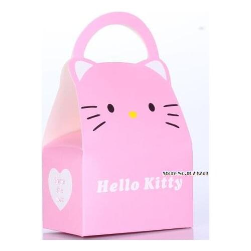 Cute Cartoon Rabbit Candy Packing box, Candy Macaroon Cookie boxes, Food snack Packing for wedding 100pcs/lot