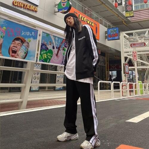 Palm Angels side white stripes sports casual mens suit trendy