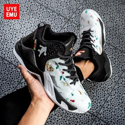 UYEEMU Basketball Shoes Mens 2021 New Fashion Venom Combat Boots Practical Wear-Resistant Student Casual Non-Slip Sneakers #801