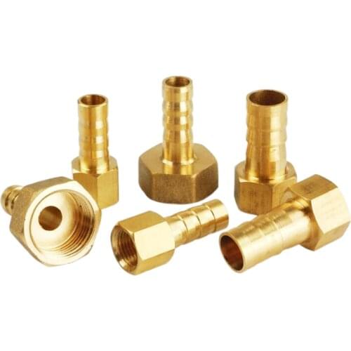 PCF Series BSP Female Thread Brass Fittings Coupling 6mm/8mm/10mm/12mm Pneumatic Parts Pagoda Gas Hose Adapter
