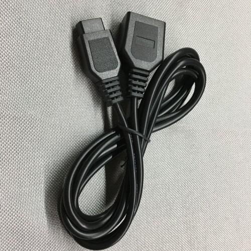 FZQWEG 2 pcs 1.8m Wired gamepad controller extension cable extended line cord wire for SEGAMD1/2/3 for MEGA Drive 2