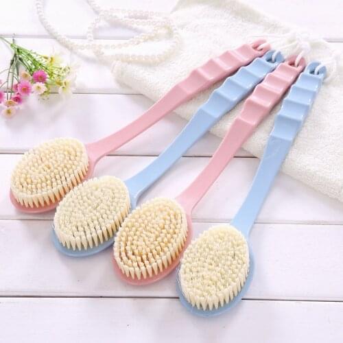 Bath Brush Long Handle Scrubber Skin Massage Brush Feet Rubbing Body Brush for Back Exfoliation Brushes Bathroom Accessories