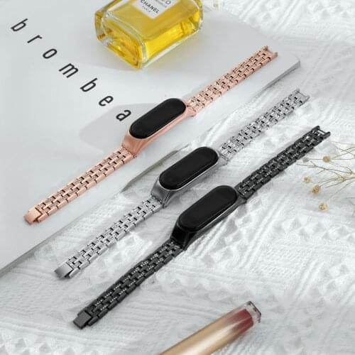 Smart Wrist Band for Xiaomi Mi Band 5 6 Bracelet Strap Woman Gift Replacement Miband For Mi band 3 4 Strap Accessorie