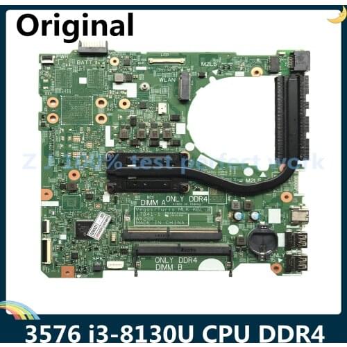 LSC For Dell Inspiron 3576 Laptop Motherboard With Free Heatsink CN-00NCNG 00NCNG 0NCNG With I3-8130U CPU DDR4 17841-1 100% Test