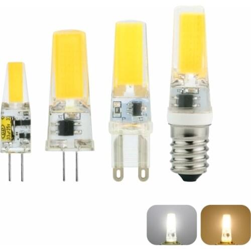 LED Lamp G4 G9 E14 AC / DC 12V 220V 3W 6W 9W COB LED G4 G9 Bulb Dimmable for Crystal Chandelier Lights