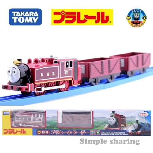 Takara Tomy Tomica Plarail TS-12 Rosie The Tank Engine Train Model Kit Hot Pop Bauble Miniature Diecast Baby Toys Soft Kids Doll