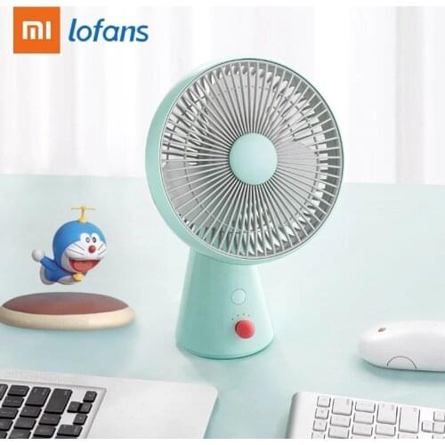 Xiaomi Lofans Electric Fan For Office Bedroom Fan Desktop Circulating Fan USB Charge Desktop Ventilador Aromatherapy Machine